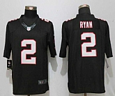 Nike Atlanta Falcons #2 Matt Ryan Black Limited Stitched Jersey,baseball caps,new era cap wholesale,wholesale hats